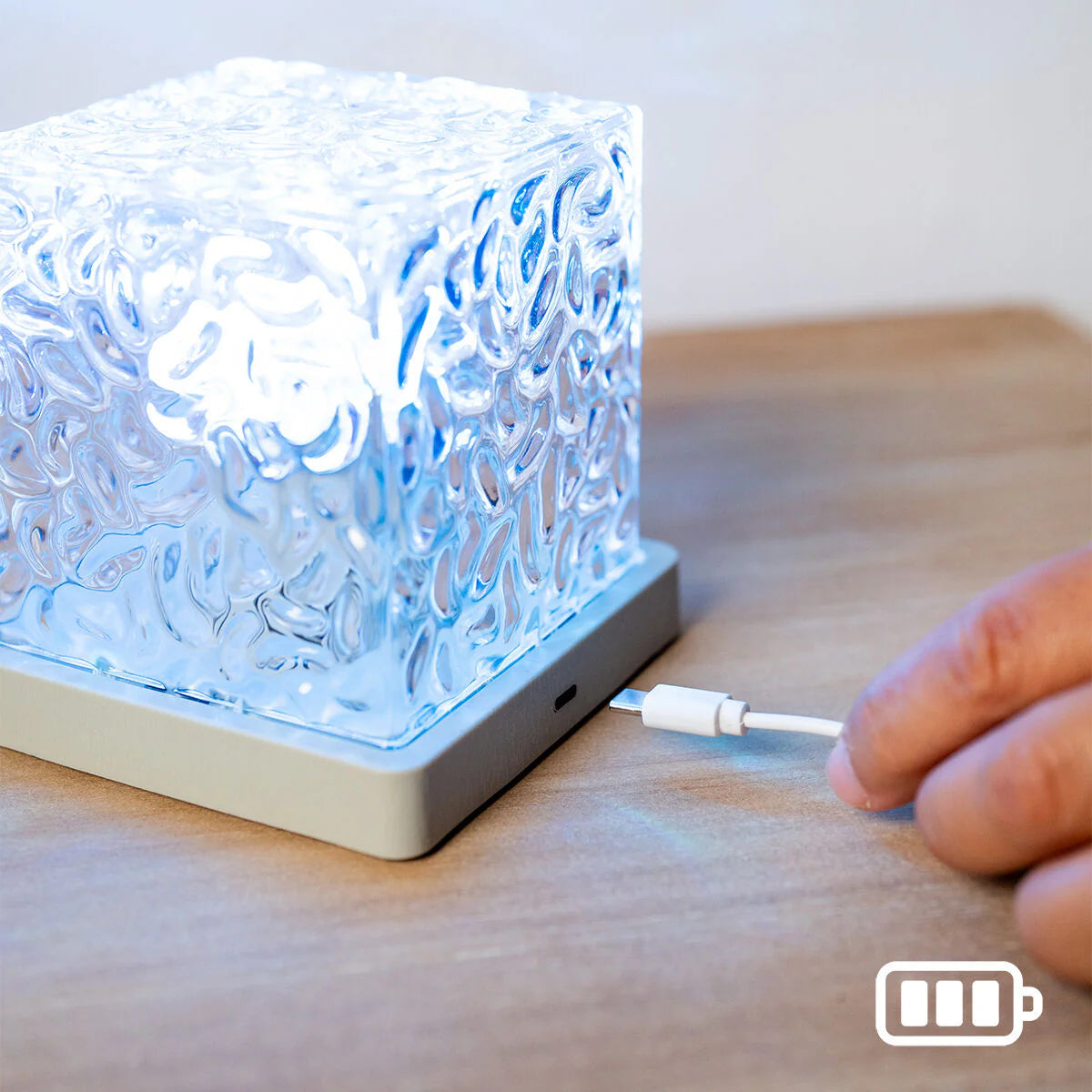 Lámpara Led efecto aurora boreal